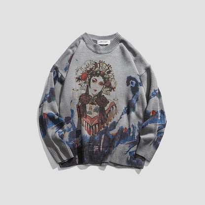 best Printed Trend Sweater Bottoming Sweater 0 shop online at M2K Trends for