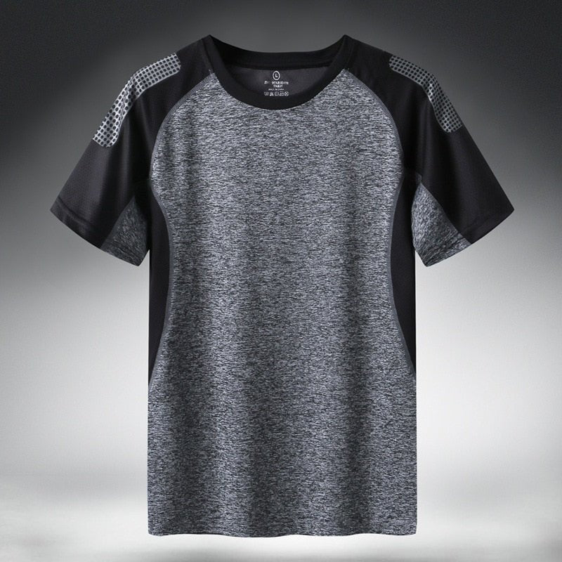best Quick Dry Sport T Shirt Men'S 2023 Short Sleeves Summer Casual Plus Asian Size 5XL 6XL 7XL Top Tees GYM Tshirt Clothes 0 shop online at M2K Trends for