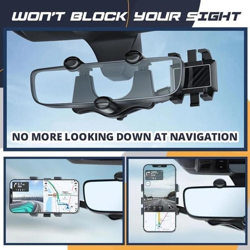 best Rearview Mirror Phone Holder For Car Rotatable And Retractable Car Phone Holder Multifunctional 360 Rear View Mirror Phone Holder Suitable For All Mobile Phones And All Car Rearview Mirror Phone Holder shop online at M2K Trends for Motor Vehicle Interior Fittings
