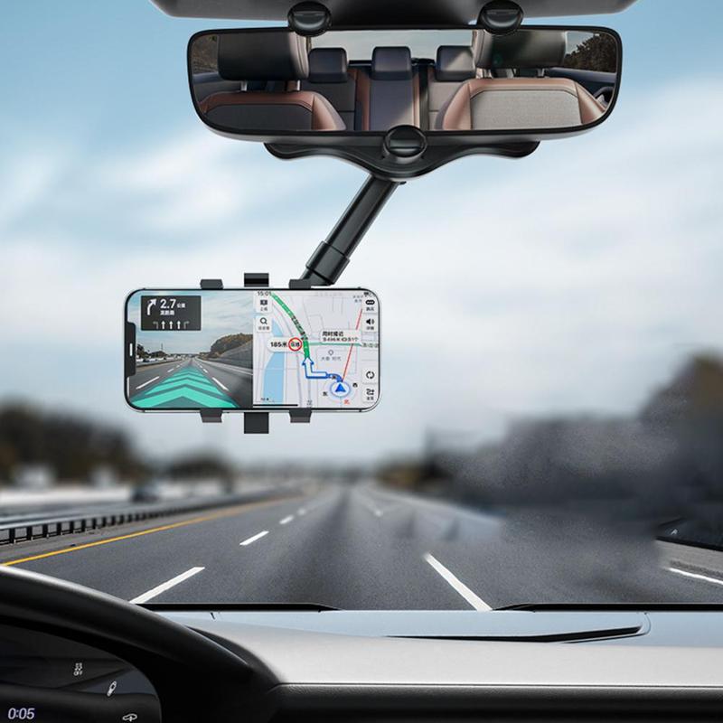 best Rearview Mirror Phone Holder For Car Rotatable And Retractable Car Phone Holder Multifunctional 360 Rear View Mirror Phone Holder Suitable For All Mobile Phones And All Car Rearview Mirror Phone Holder shop online at M2K Trends for Motor Vehicle Interior Fittings