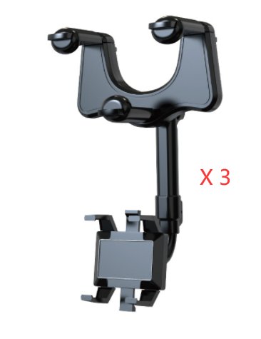 best Rearview Mirror Phone Holder For Car Rotatable And Retractable Car Phone Holder Multifunctional 360 Rear View Mirror Phone Holder Suitable For All Mobile Phones And All Car Rearview Mirror Phone Holder shop online at M2K Trends for Motor Vehicle Interior Fittings