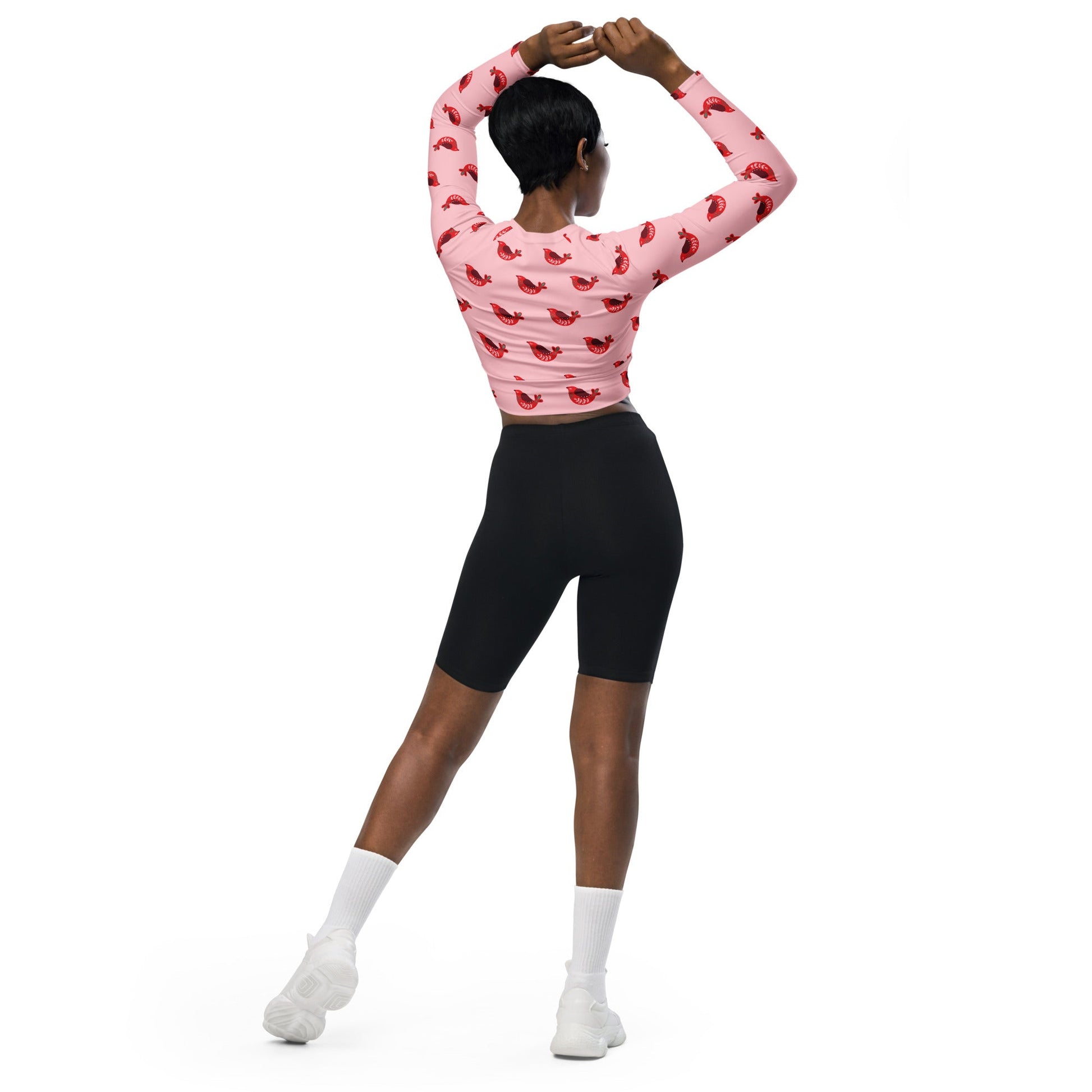 best Recycled long-sleeve crop top shop online at M2K Trends for