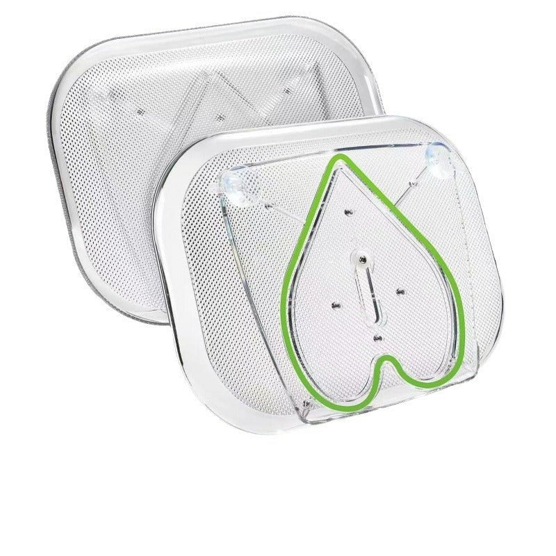 best Refrigerator Rotating Tray Heart-shaped Track Transparent Rectangular Refrigerator Storage Tray Dining Tray 0 shop online at M2K Trends for
