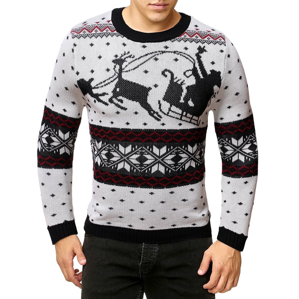 best Reindeer sweater men's sweater bottoming shirt 0 shop online at M2K Trends for