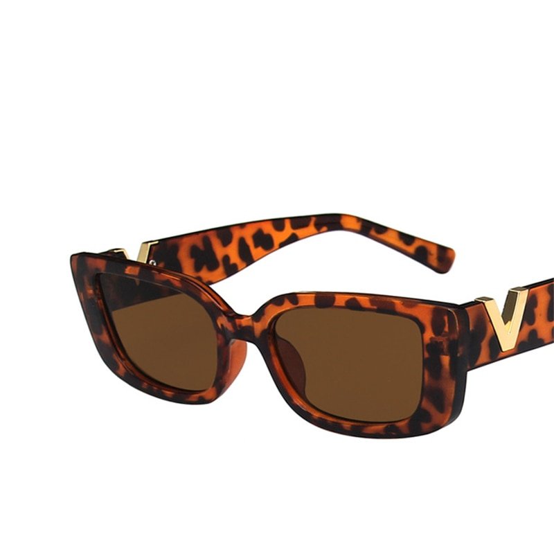 best Retro Rectangle Sunglasses Women Brand Designer Vintage Small Frame Sun Glasses Ladies Classic Black Square Oculos De Sol 0 shop online at M2K Trends for