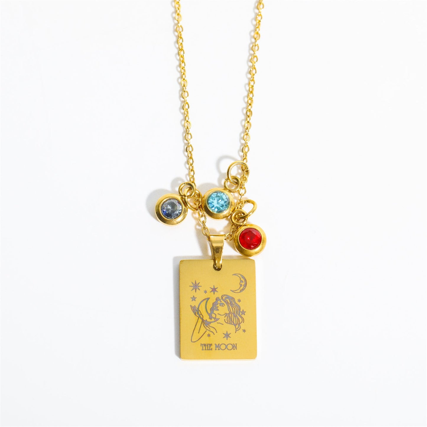 best Retro Tarot Simple Line Necklace For Women 0 shop online at M2K Trends for