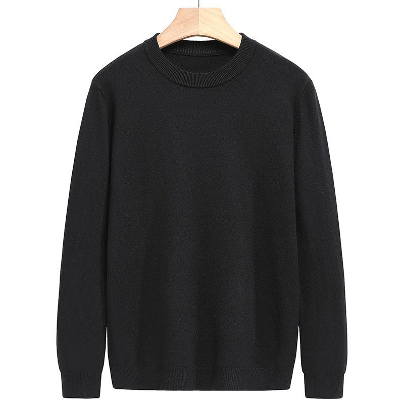 best Round Neck Sweater Solid Color Sweater Knit Sweater Men 0 shop online at M2K Trends for