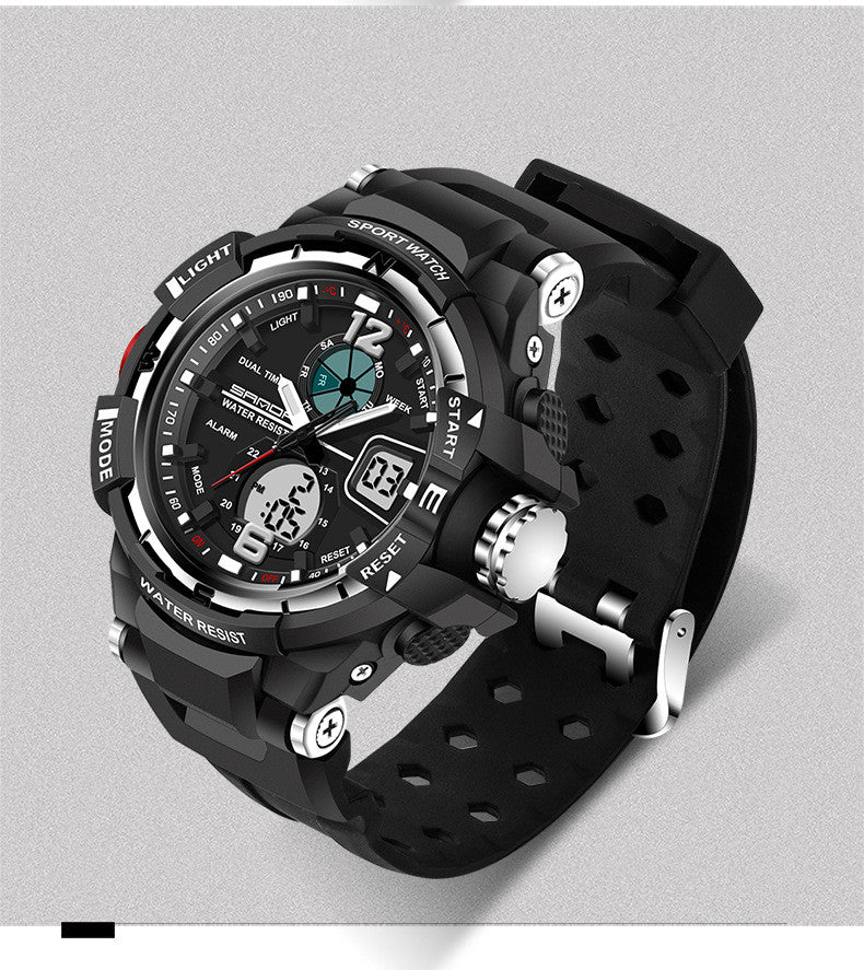 best Sanda outdoor electronic watch Jewelry & Watches shop online at M2K Trends for Black Watch