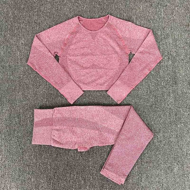 best Seamless Gym Clothing Women Yoga Set Fitness Suit Workout Sets Yoga Suit Women Fitness Set Women Women's Sportswear Suit 0 shop online at M2K Trends for