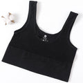best Seamless Tops For Women Tank Crop Top Ribbed Sports Bras Nonwire Underwear O-neck Cami Tee Sexy Lingerie Fitness Girls Camisole 0 shop online at M2K Trends for