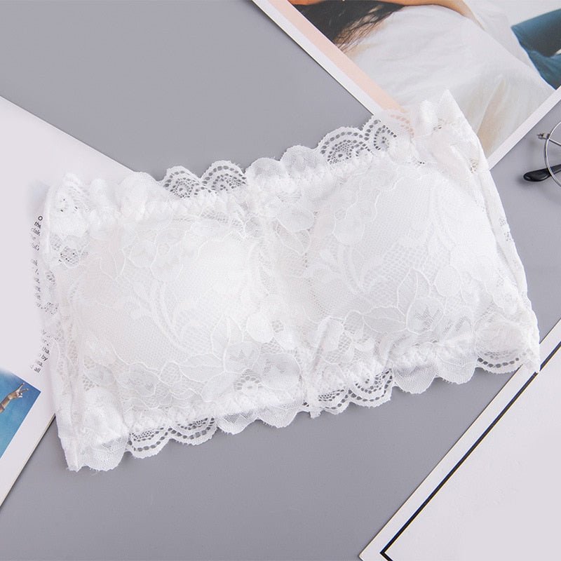 best Sexy Lace Bralette Tube Tops Bandeau Summer Women Lace Bra Tanks Crop Tops Bandeau Girl Underwear Hot Sale 0 shop online at M2K Trends for