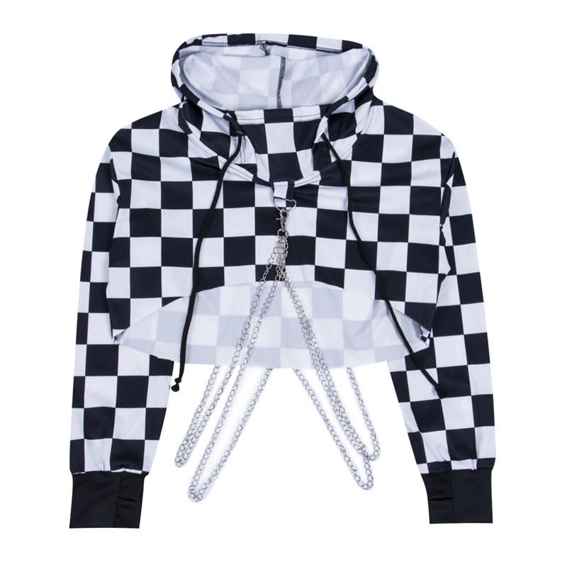 best Sexy Women Hooded Cut off Front Sweatshirt Hoodie Crop Top Jumper Pullover Party 0 shop online at M2K Trends for