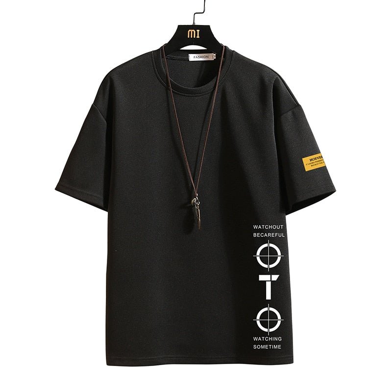 best Short Sleeve T Shirt Men'S For 2023 Summer Print Black White Tshirt Top Tees Brand Fashion Clothes Plus Size M-5XL O NECK 0 shop online at M2K Trends for