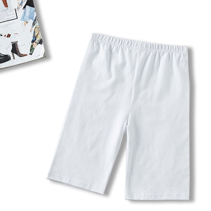 best Shorts Women Thin Fitness Casual High Waist Fashion Biker Shorts Summer Slim Knee-Length Bottoms Black Cycling Shorts Streetwear 0 shop online at M2K Trends for