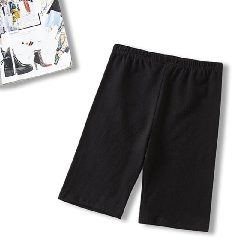 best Shorts Women Thin Fitness Casual High Waist Fashion Biker Shorts Summer Slim Knee-Length Bottoms Black Cycling Shorts Streetwear 0 shop online at M2K Trends for