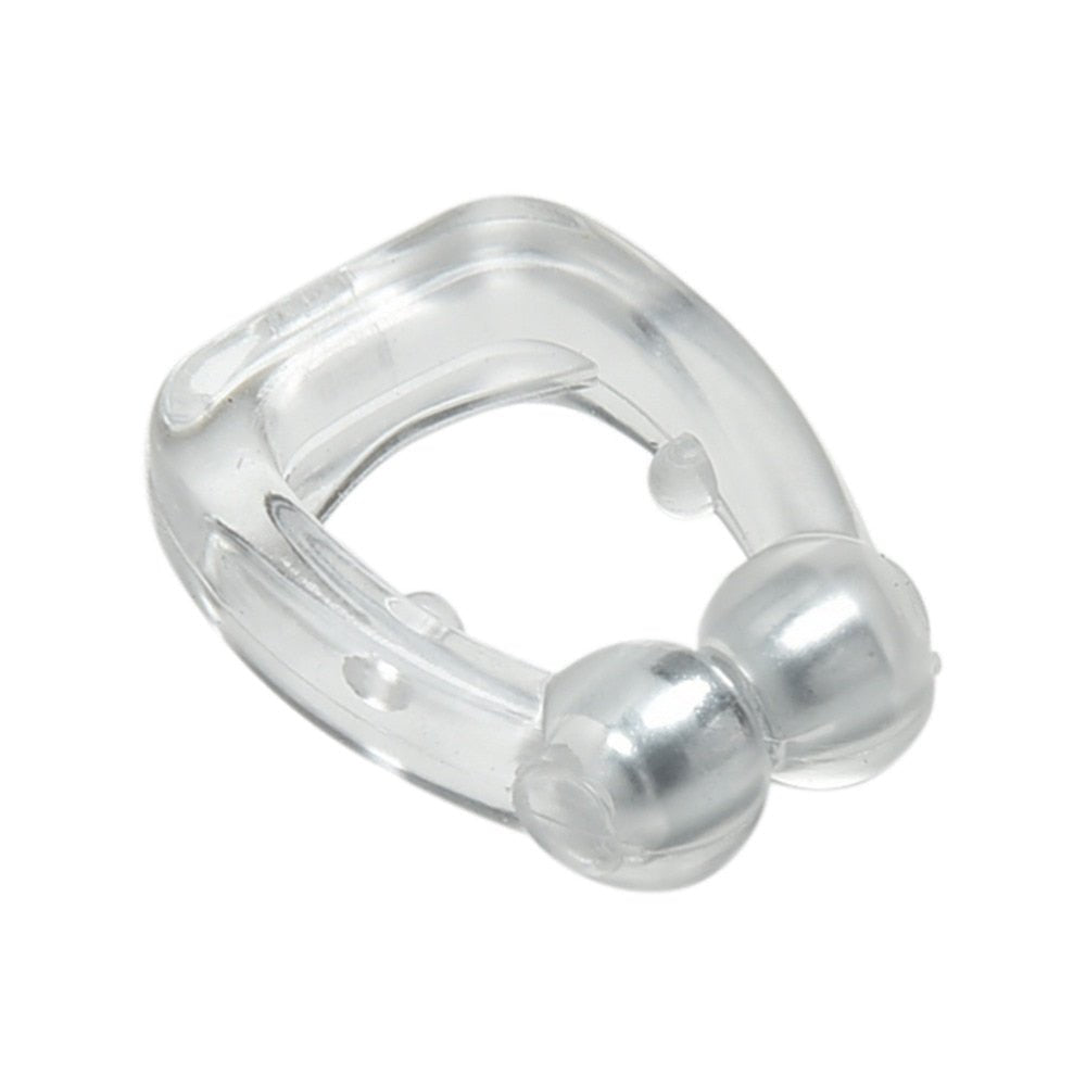best Silicone Magnetic Anti Snore Stop Snoring Nose Clip Sleep Tray Sleeping Aid Apnea Guard Night Device 0 shop online at M2K Trends for
