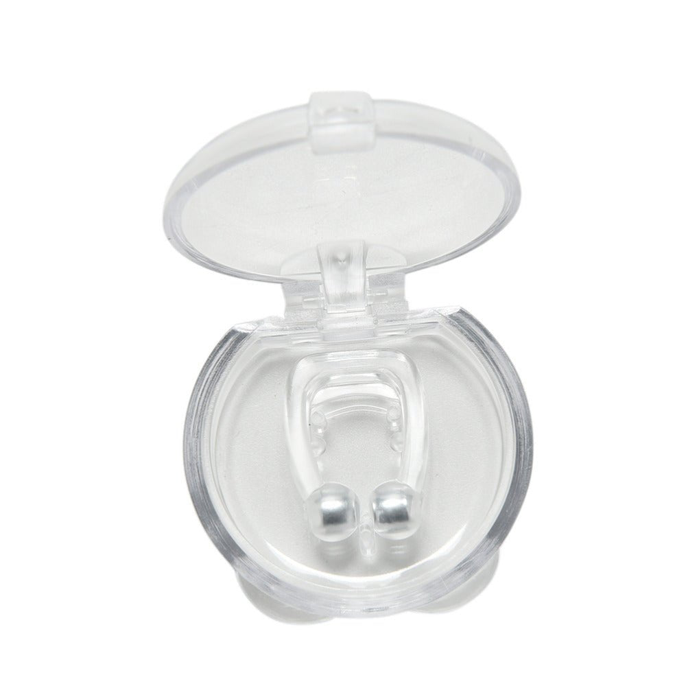 best Silicone Magnetic Anti Snore Stop Snoring Nose Clip Sleep Tray Sleeping Aid Apnea Guard Night Device 0 shop online at M2K Trends for