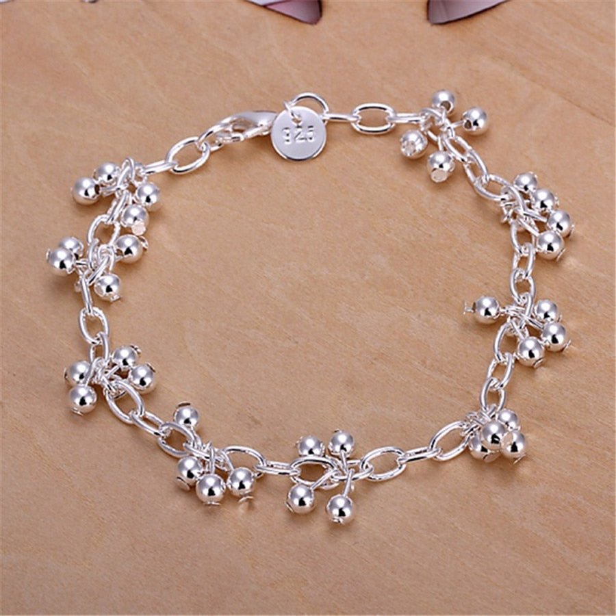 best silver bracelets nice for wedding women chain Bracelet Charm beads fashion gorgeous jewelry wholesale 0 shop online at M2K Trends for