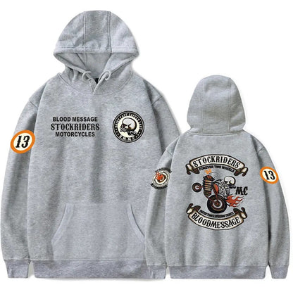 best Skull Stockriders Motorcycle Sweatshirts Hoodie Men/Women skull locomotive Sweatshirt Hoodies Streetwear Harajuku Jacket Coat shop online at M2K Trends for