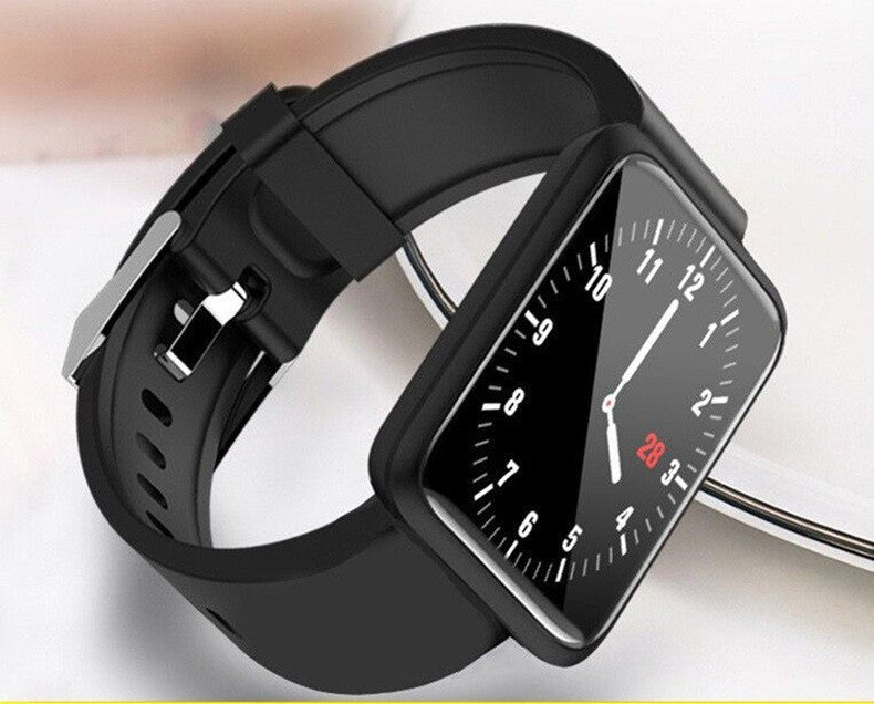 best Smart Bracelet Blood Pressure Heart Rate Sports Bracelet Men And Women Big Color Screen Bluetooth Bracelet Jewelry & Watches shop online at M2K Trends for Black Watch