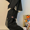 best Spring and summer overalls men's trendy Korean loose straight pants streetwear hip hop pantalon hombre 2021 0 shop online at M2K Trends for