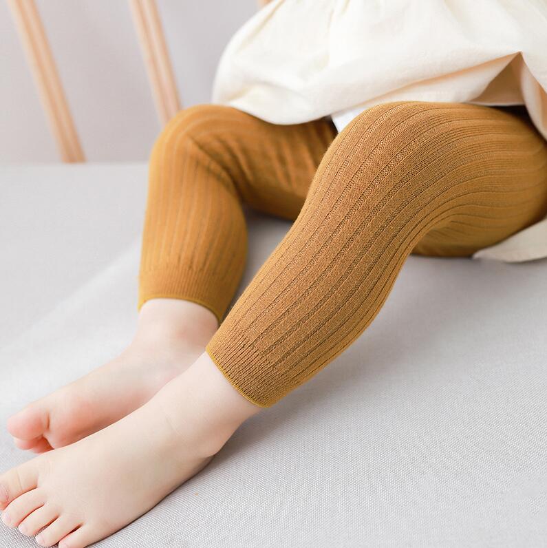 best Spring Autumn Baby Pants Newborn Girls Leggings Soild Color Cotton Pants Kids Children Leggings 0-6 Years 0 shop online at M2K Trends for