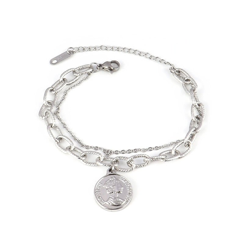 best Stainless Steel Heart Pendant Vintage Chain Bracelets For Women Bohemian Padlock Thick Bracelet Women&#39;s Bracelets Jewelry Gift Jewelry & Watches shop online at M2K Trends for Fashion Jewelry