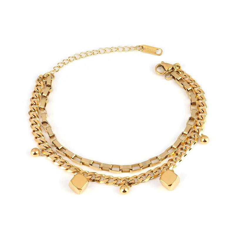 best Stainless Steel Heart Pendant Vintage Chain Bracelets For Women Bohemian Padlock Thick Bracelet Women&#39;s Bracelets Jewelry Gift Jewelry & Watches shop online at M2K Trends for Fashion Jewelry