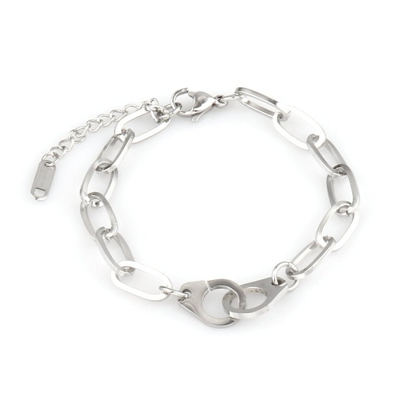 best Stainless Steel Heart Pendant Vintage Chain Bracelets For Women Bohemian Padlock Thick Bracelet Women&#39;s Bracelets Jewelry Gift Jewelry & Watches shop online at M2K Trends for Fashion Jewelry