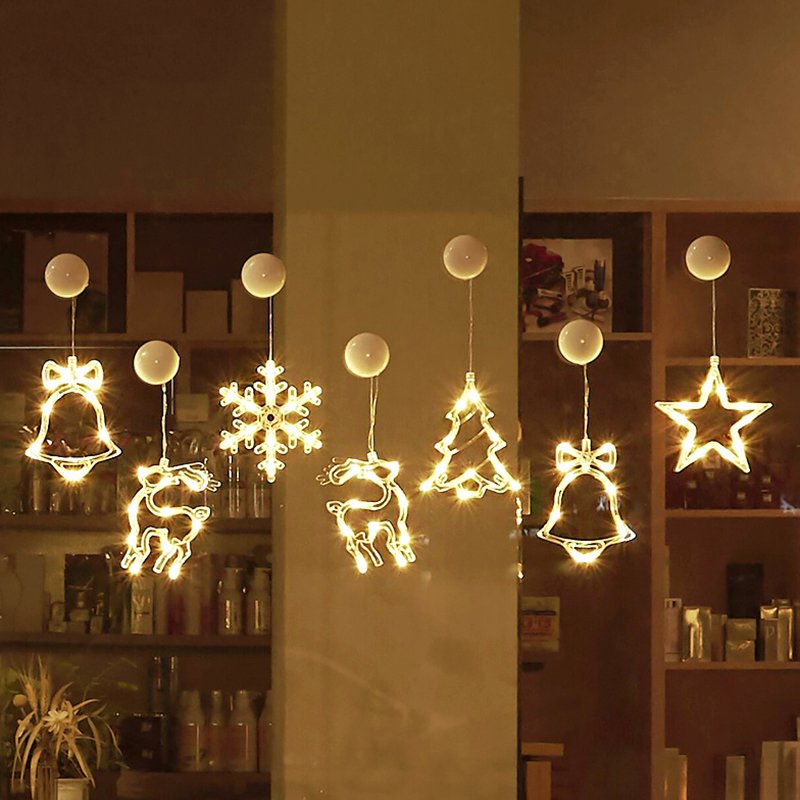 best Star String Lights LED Christmas Curtain Lights Indoor Bedroom Home Party Decoration Snowman Christmas Tree Holiday Lights 0 shop online at M2K Trends for
