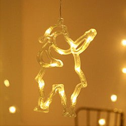 best Star String Lights LED Christmas Curtain Lights Indoor Bedroom Home Party Decoration Snowman Christmas Tree Holiday Lights 0 shop online at M2K Trends for