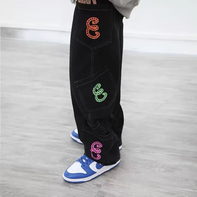 best Straight Loose Casual Multi-pocket Daddy Pants 0 shop online at M2K Trends for