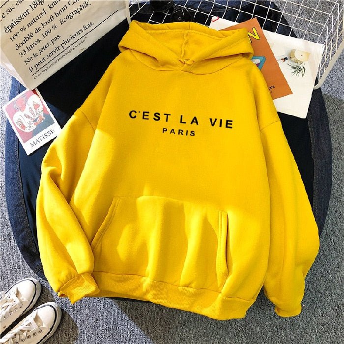 best Streetwear Hoodies Letter Printed Women Sweatshirt Autumn Winter Long Sleeve Harajuku Pullovers Hooded Sweater sudadera mujer 0 shop online at M2K Trends for