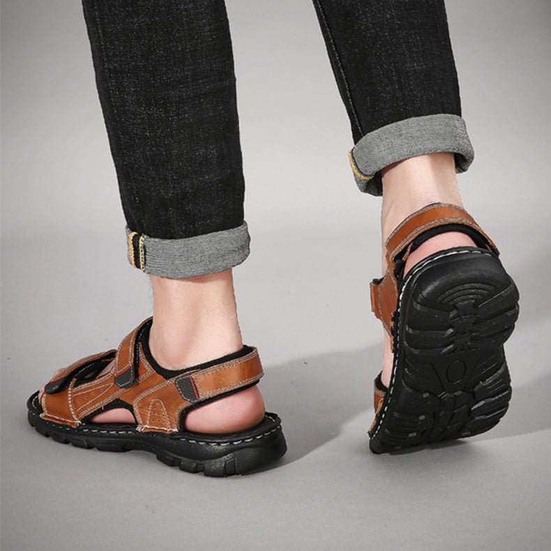 best Summer Sandals Men's Velcro Sandals And Slippers 0 shop online at M2K Trends for