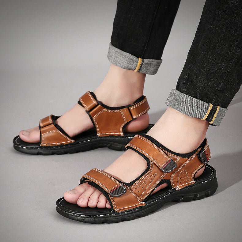 best Summer Sandals Men's Velcro Sandals And Slippers 0 shop online at M2K Trends for