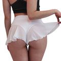 best Summer Shorts Womens Fitness Sexy Veil Skirt Girls Gym Short Dance Skirt Shorts Solid Color Pantskirt Anti-emptied Shorts 2021 0 shop online at M2K Trends for