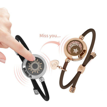 best Sun-Moon Smart Sensing Couple Bracelet Sun-Moon Smart Sensing Couple Bracelet shop online at M2K Trends for gift