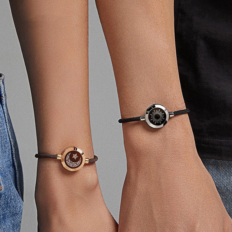 best Sun-Moon Smart Sensing Couple Bracelet Sun-Moon Smart Sensing Couple Bracelet shop online at M2K Trends for gift