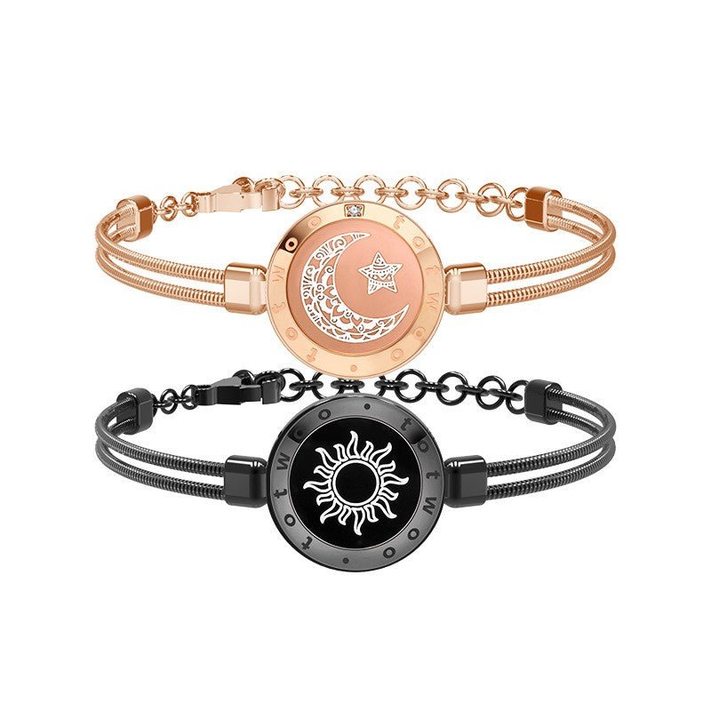 best Sun-Moon Smart Sensing Couple Bracelet Sun-Moon Smart Sensing Couple Bracelet shop online at M2K Trends for gift