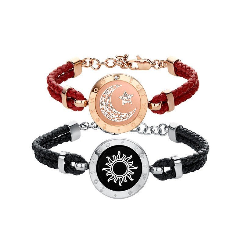 best Sun-Moon Smart Sensing Couple Bracelet Sun-Moon Smart Sensing Couple Bracelet shop online at M2K Trends for gift