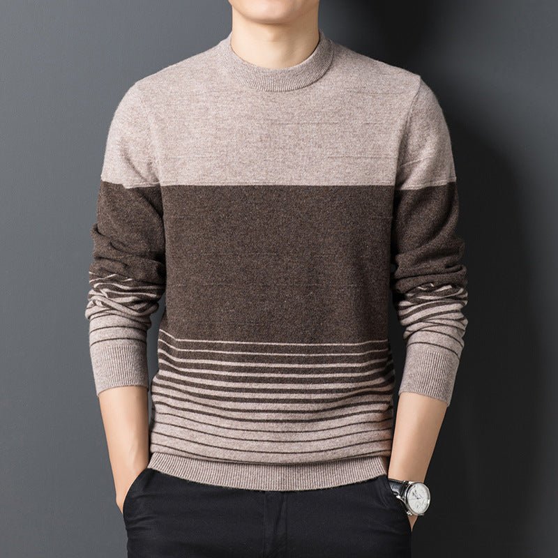 best Sweater Pure Wool Sweater Men's Warmth Thick Sweater 0 shop online at M2K Trends for