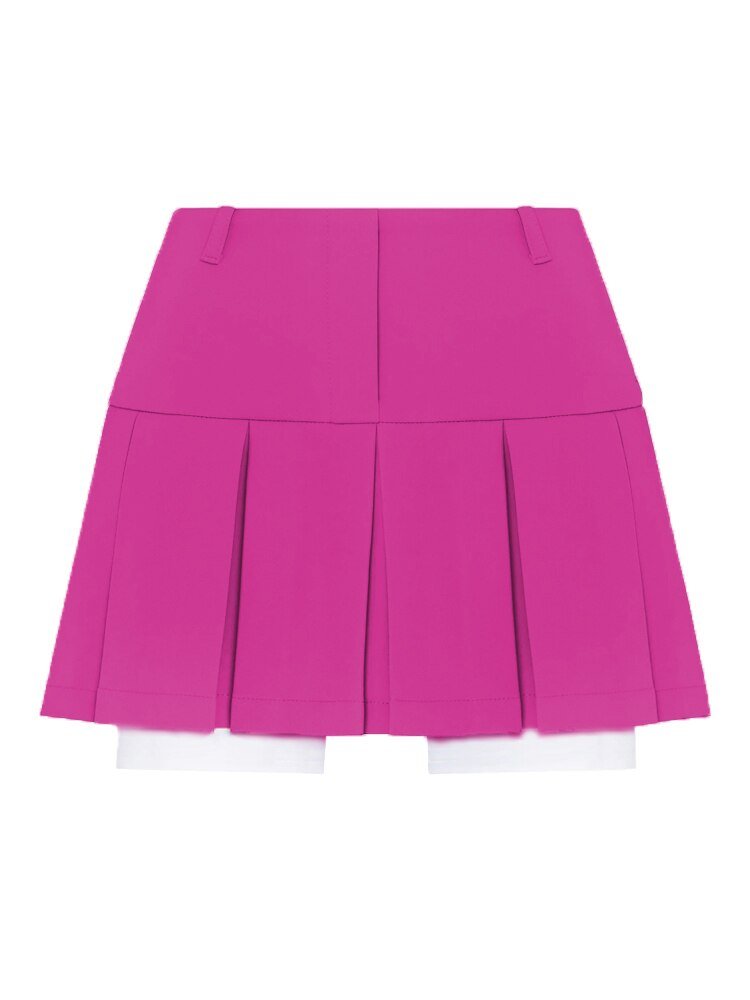 best Taruxy New Mini Skirt For Women Cute High Waist Fashion Y2K Skirts Set 2022 Casual Streetwear Womens Bottom Black Pleated Skirts 0 shop online at M2K Trends for