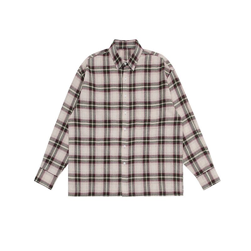 best The best Men's party, work and night club autumn long sleeve plaid shirt Mens shirt shop online at M2K Trends for