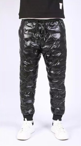 best Thickened Men's And Women's Couples Laminated Glossy Outdoor Trousers Clothing shop online at M2K Trends for men pants