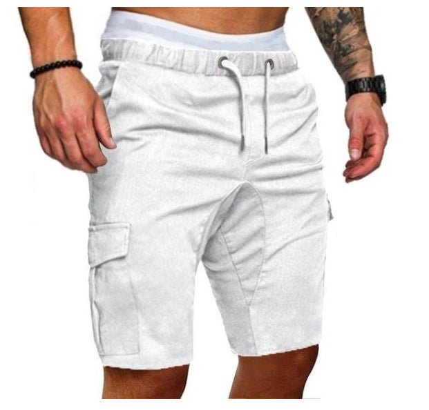 best Tight Elastic Pants Men's Cropped Shorts Pants Clothing shop online at M2K Trends for men shorts