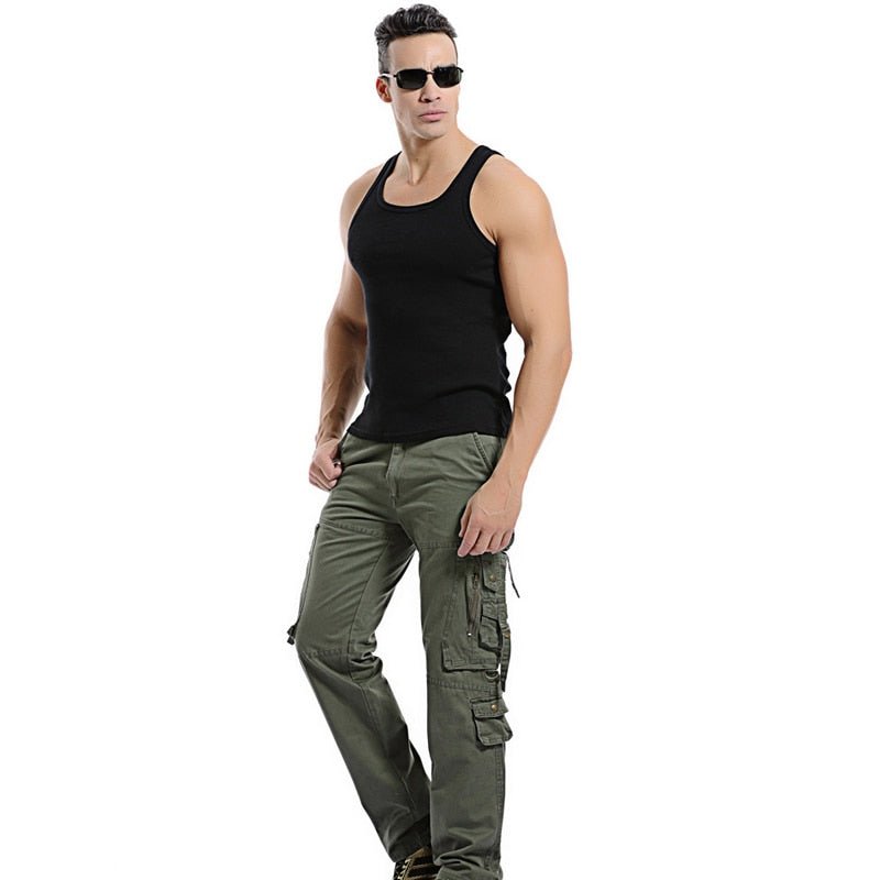 best Top quality men military camo cargo pants leisure cotton trousers cmbat camouflage overalls 28-40 AYG69 0 shop online at M2K Trends for