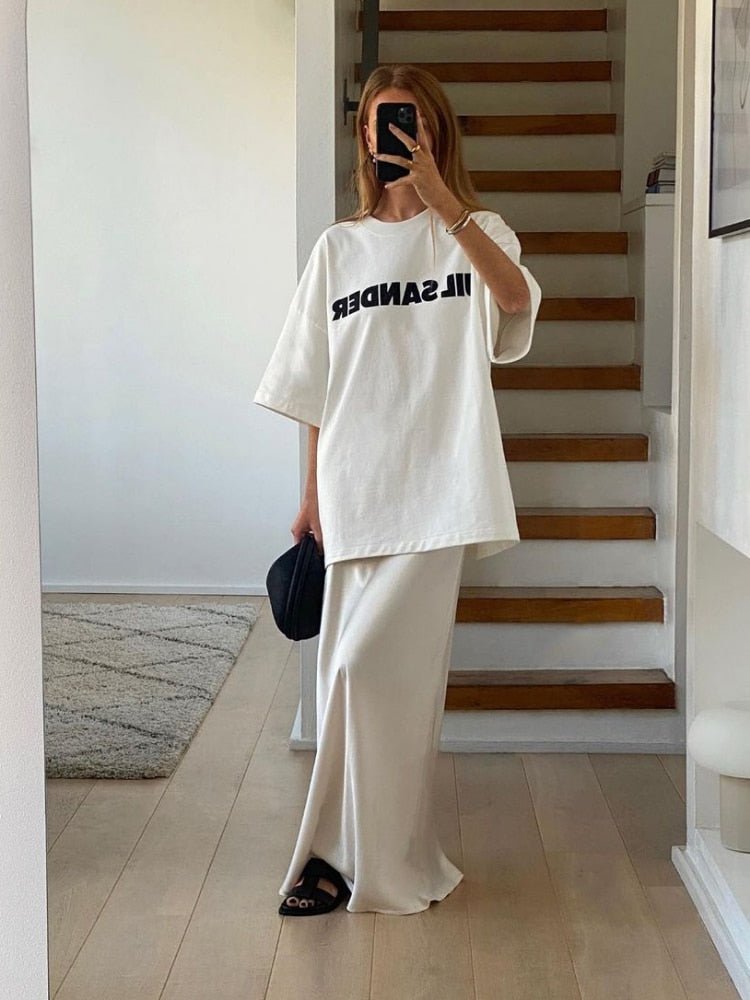 best Tossy High Waist Loose Female Long Skirt Solid Casual Elegant Streetwear Fashion Lace-Up Slim Y2k Outfits For Women Maxi Skirt 0 shop online at M2K Trends for