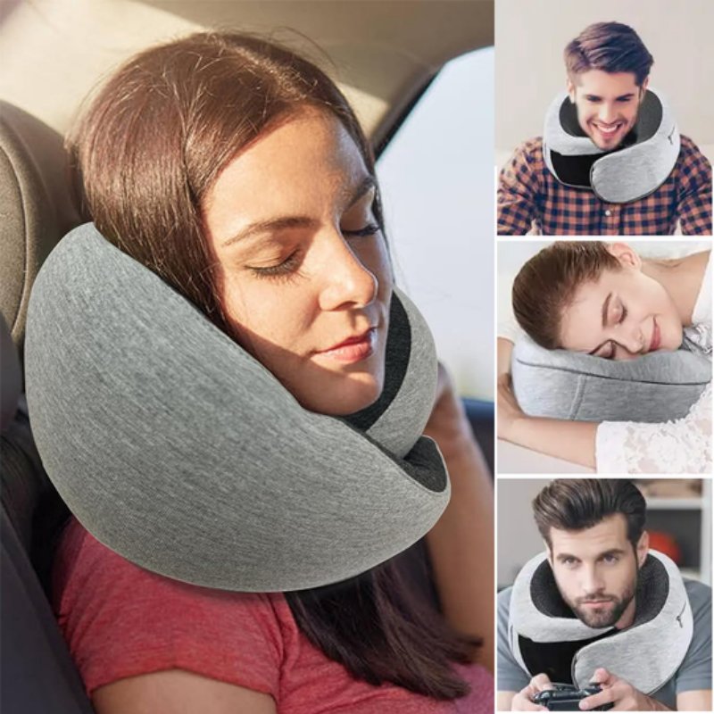 best Travel Neck Pillow Non-Deformed Airplane Pillow Travel Neck Cushion Durable U-Shaped Travel Memory Cotton Nap Neck Pillow 0 shop online at M2K Trends for