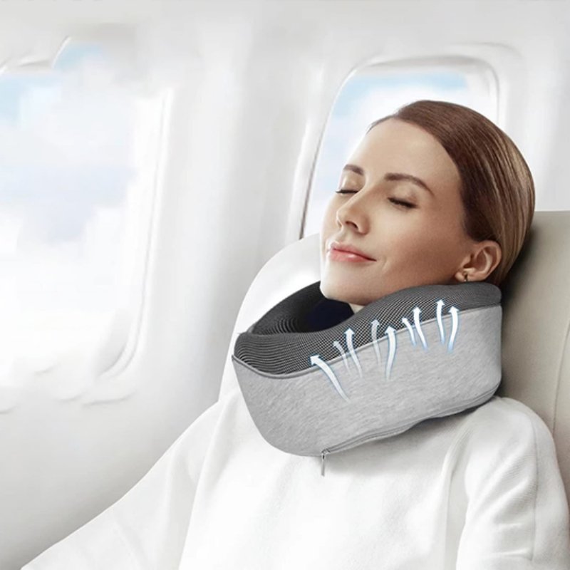 best Travel Neck Pillow Non-Deformed Airplane Pillow Travel Neck Cushion Durable U-Shaped Travel Memory Cotton Nap Neck Pillow 0 shop online at M2K Trends for