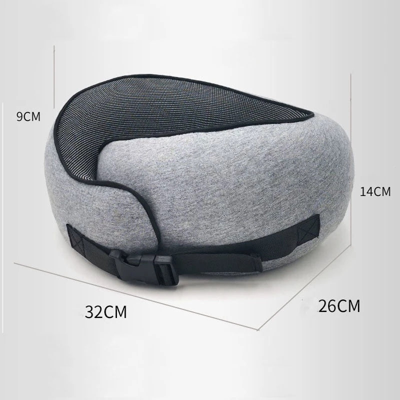best Travel Neck Pillow Non-Deformed Airplane Pillow Travel Neck Cushion Durable U-Shaped Travel Memory Cotton Nap Neck Pillow 0 shop online at M2K Trends for